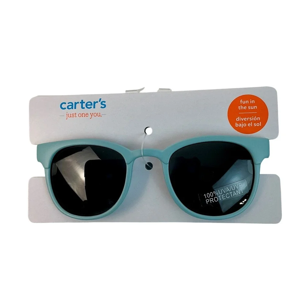 Carters Just One You Baby Toddler Sunglasses Blue 100% UVA‎ UVB Protectant